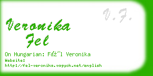 veronika fel business card